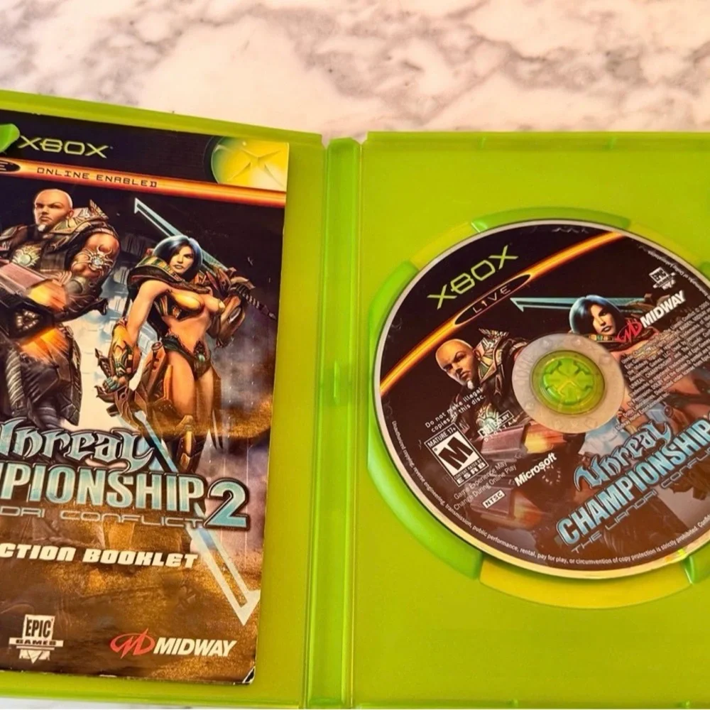 Unreal Championship 2: The Liandri Conflict (Microsoft Xbox, 2005) CIB MINT